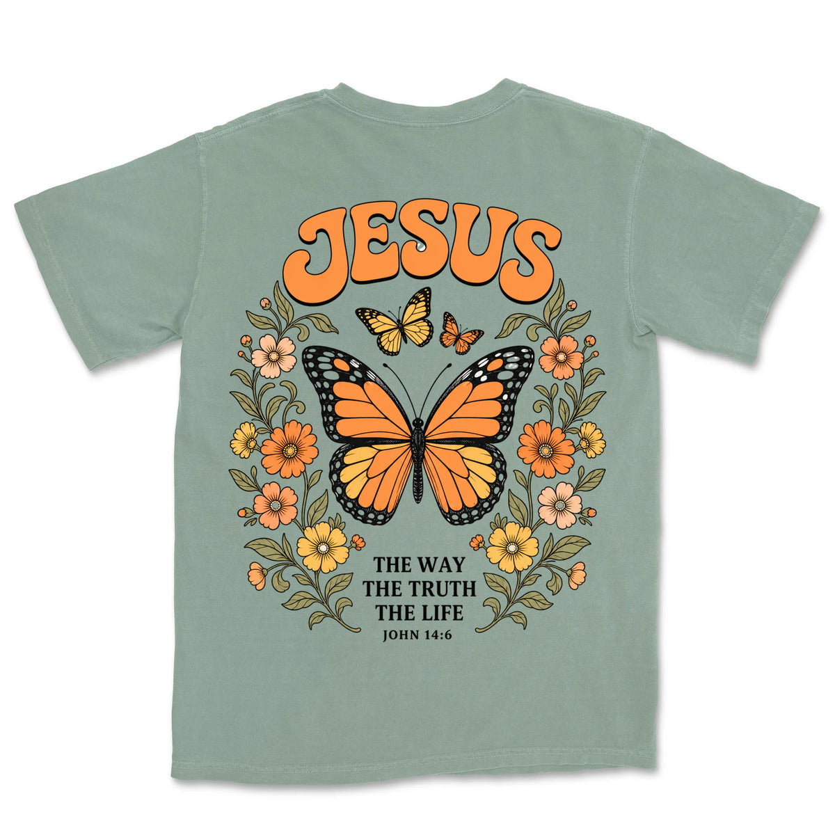 Jesus Monarch Butterfly | Bay back