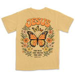 Jesus Monarch Butterfly | Mustard back