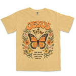 Jesus Monarch Butterfly | Mustard front