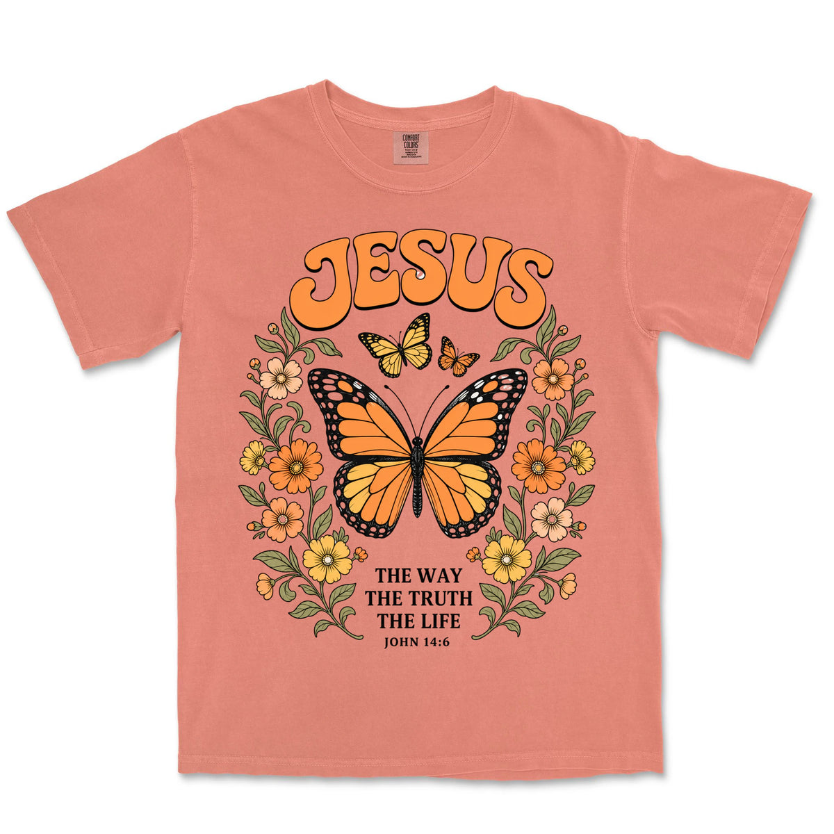 Jesus Monarch Butterfly | Terracotta front