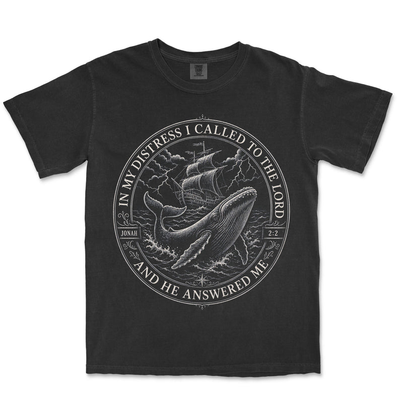 In My Distress I Called to The Lord And | Black front