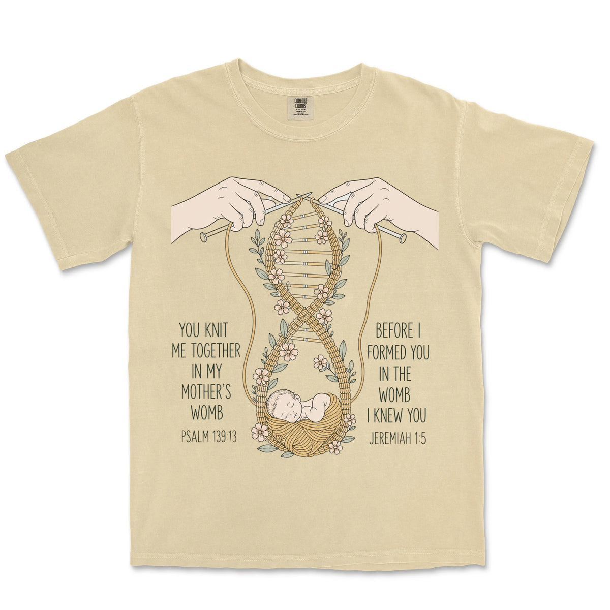 Knit Together Golden | Banana front