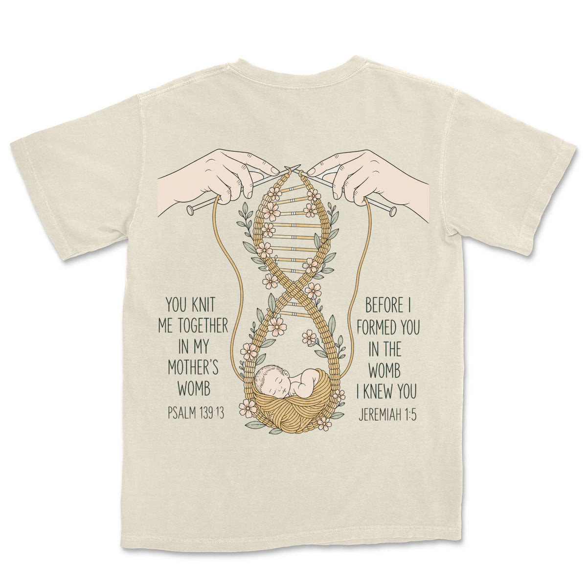 Knit Together Golden | Ivory back