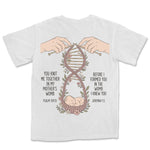 Knit Together Pink | White back