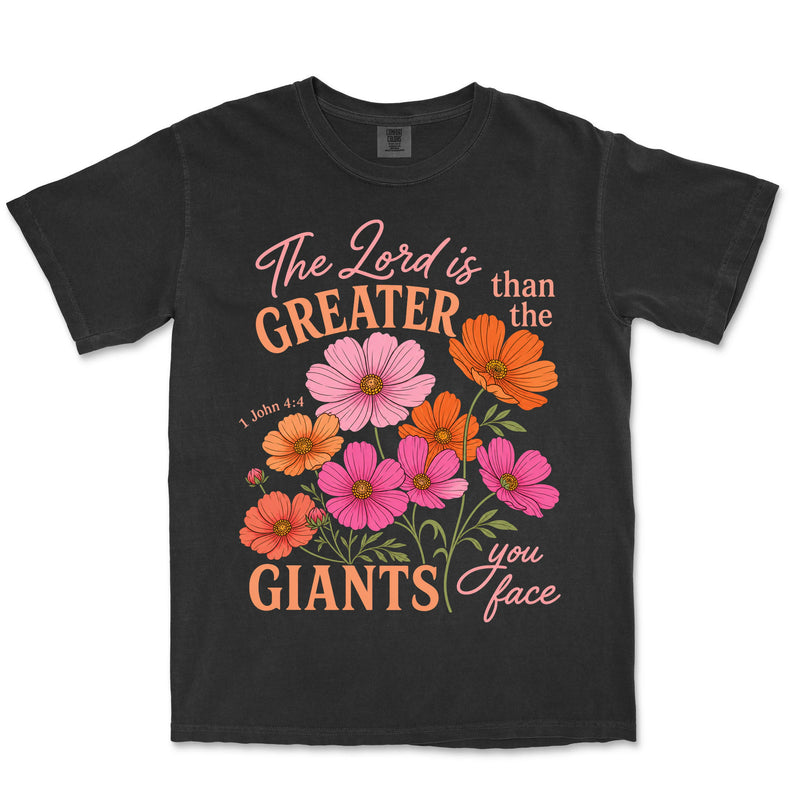 Greater Than The Giants | Black front