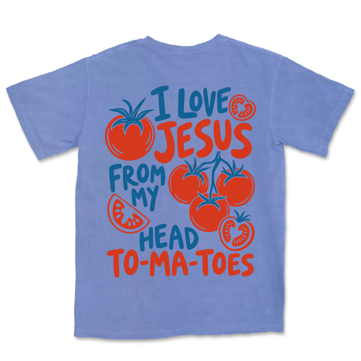 Head To-Ma-Toes | Flo Blue back