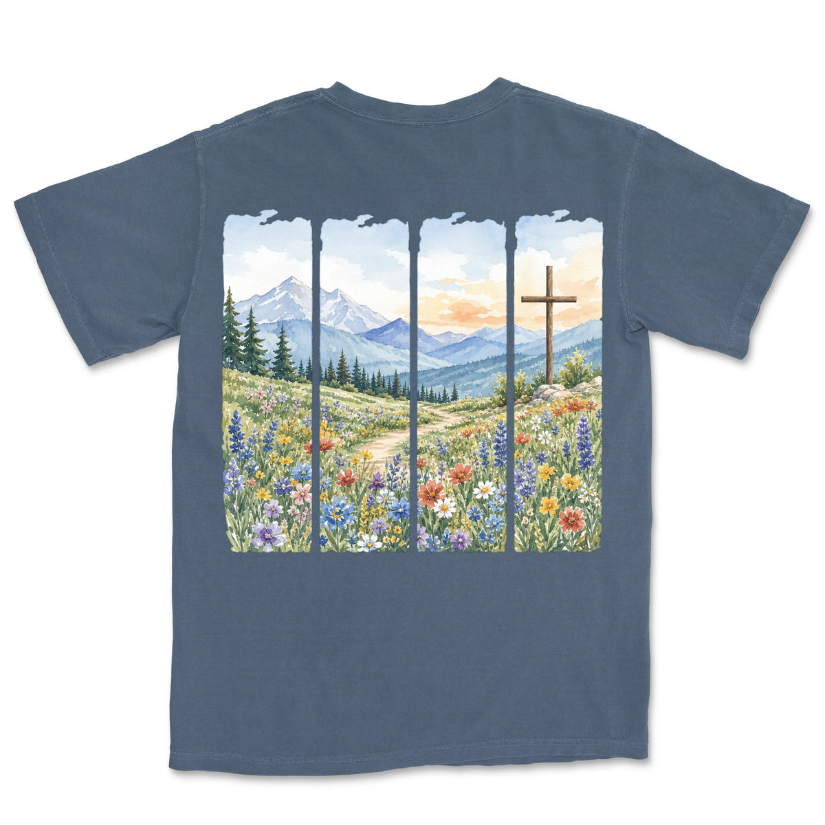 Meadow Cross Panels | Denim back