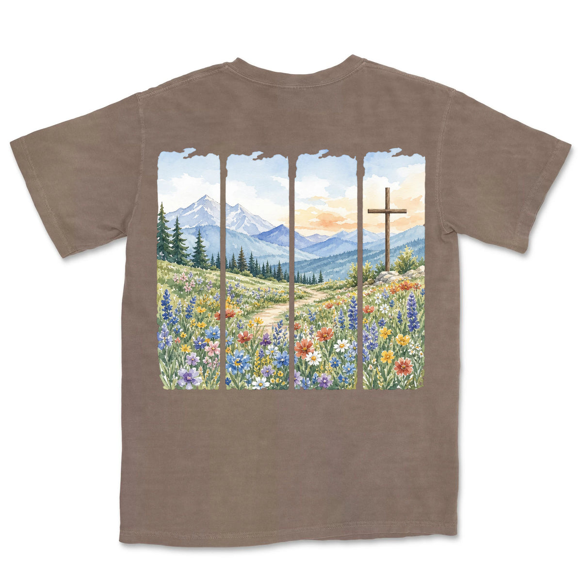 Meadow Cross Panels | Espresso back
