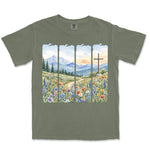 Meadow Cross Panels | Moss front