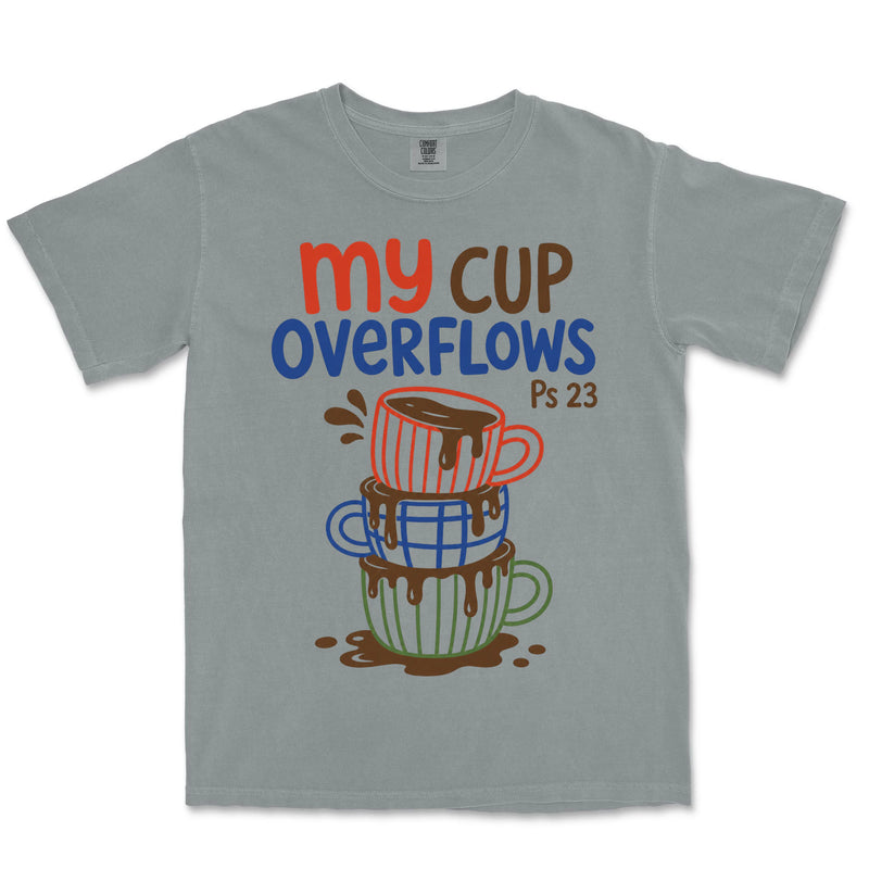 My Cup Overflows Mugs | Granite front