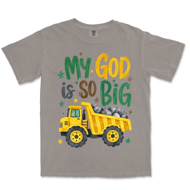 My God Is So Big Truck | Grey front