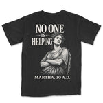 No One Is Helping Martha | Black back