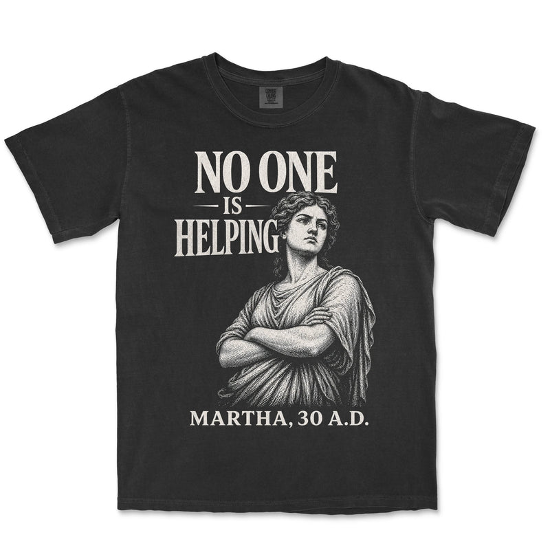 No One Is Helping Martha | Black front