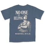 No One Is Helping Martha | Denim back