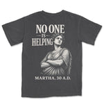 No One Is Helping Martha | Graphite back