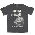 No One Is Helping Martha | Graphite front