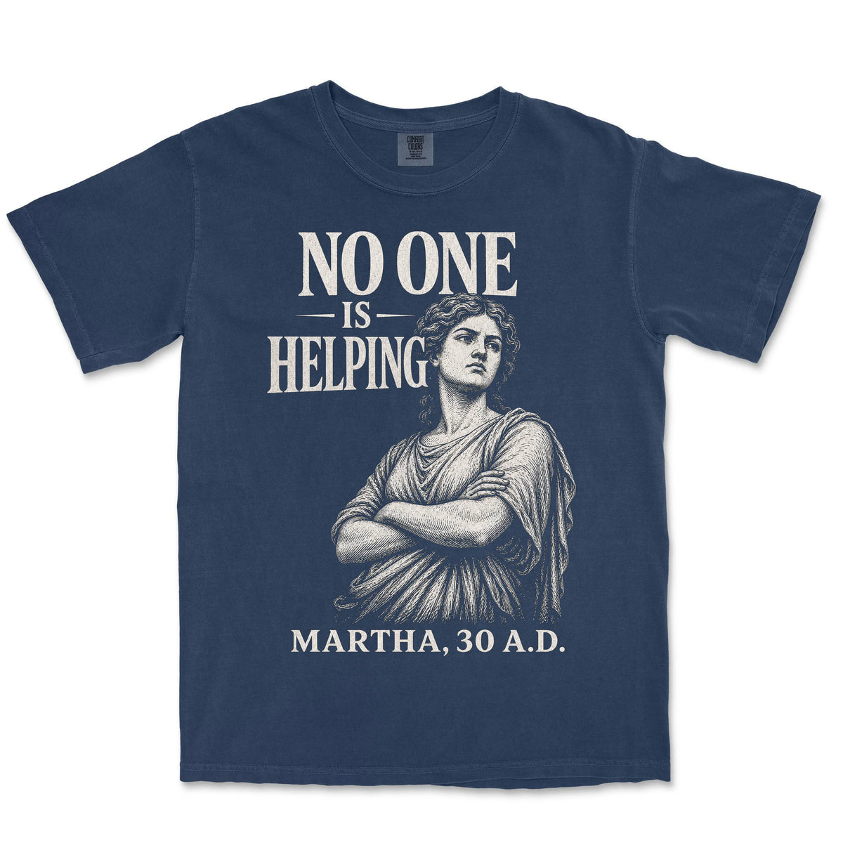 No One Is Helping Martha | Navy front