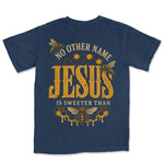 Sweeter Than Honey Jesus | Navy back