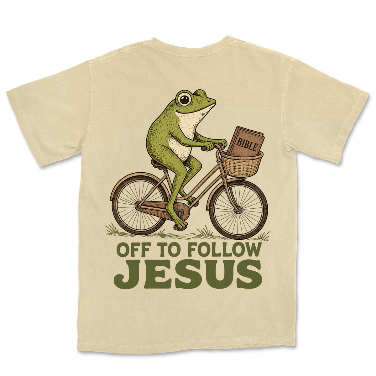 Off To Follow Jesus Frog | Banana back