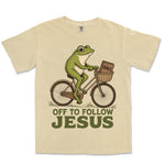 Off To Follow Jesus Frog | Banana front