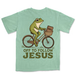 Off To Follow Jesus Frog | Island Reef back