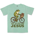 Off To Follow Jesus Frog | Island Reef front