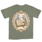 Bible And Cross Cameo | Sage back