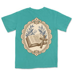 Bible And Cross Cameo | Sea Foam back