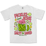 Pickles And Jesus | White front