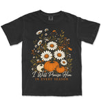 Praise Him In Every Season | Black front