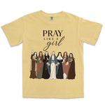 Pray Like A Girl Saints | Butter front