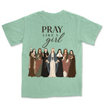 Pray Like A Girl Saints | Island Reef back