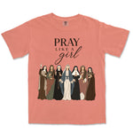 Pray Like A Girl Saints | Terracotta front