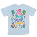 Pray Teach Love Repeat | Hydrangea back