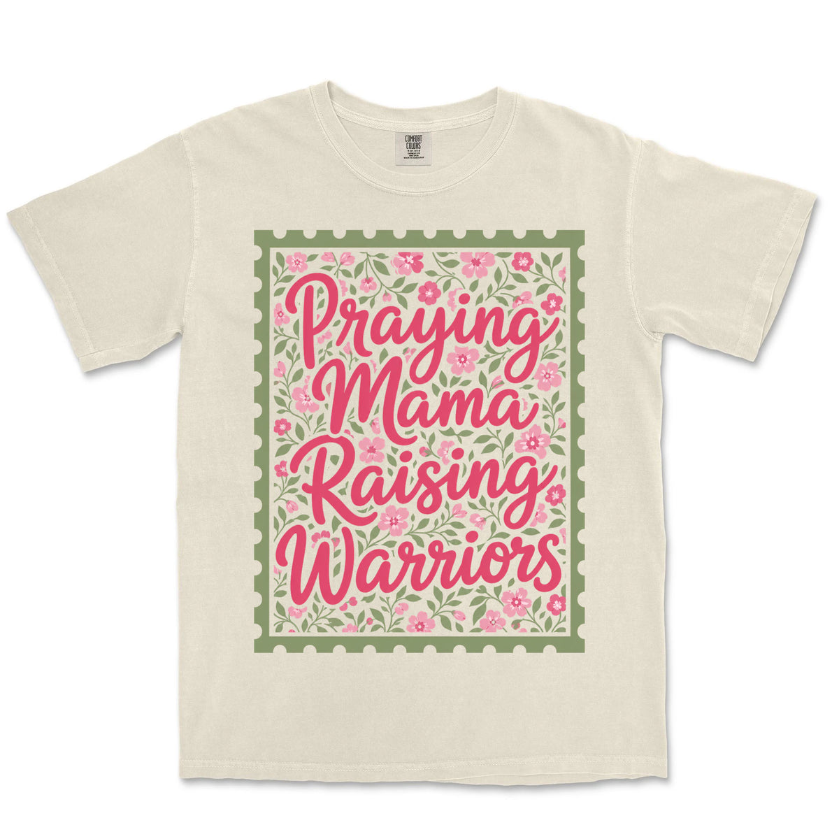 Praying Mama Raising Warriors | Ivory front