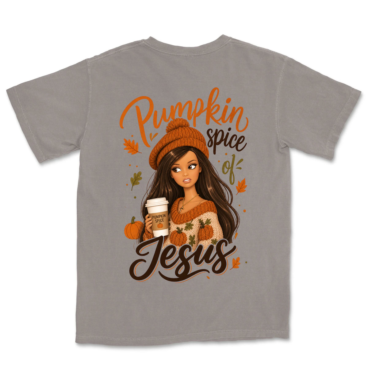 Pumpkin Spice Of Jesus | Grey back