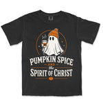 Pumpkin Spice And The Spirit Of Christ | Black front