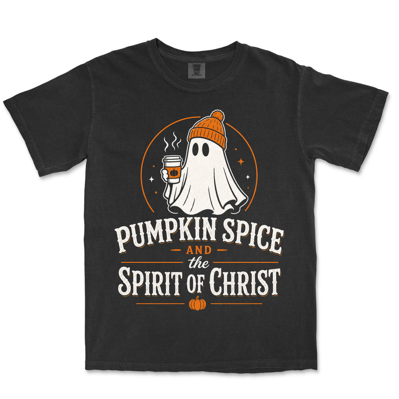 Pumpkin Spice And The Spirit Of Christ | Black front