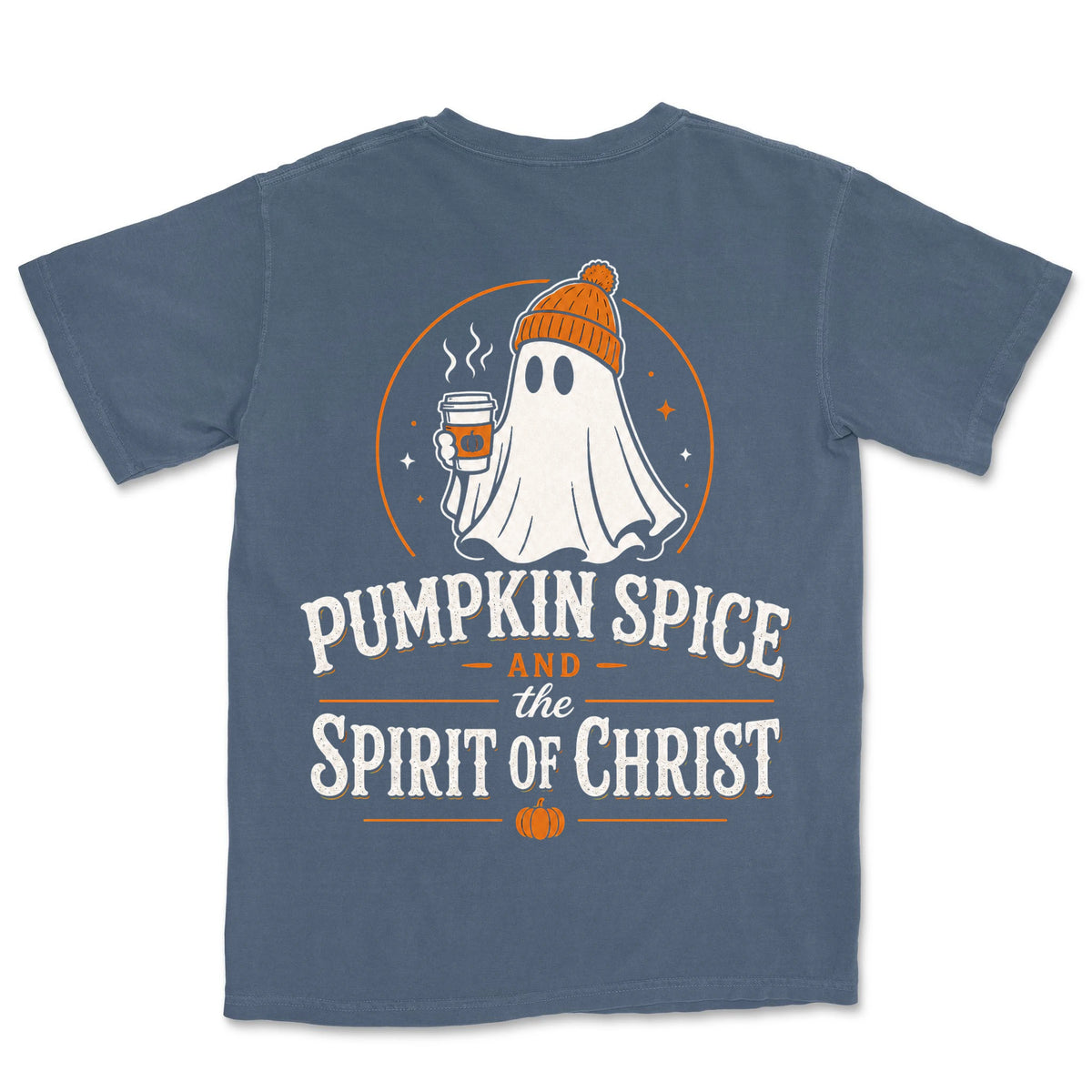 Pumpkin Spice And The Spirit Of Christ | Denim back
