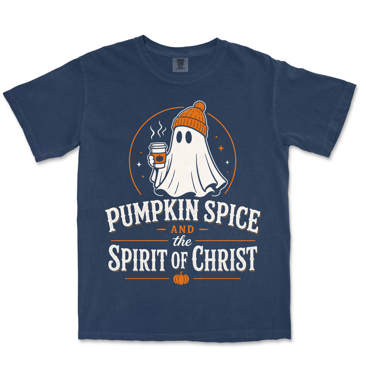 Pumpkin Spice And The Spirit Of Christ | Navy front