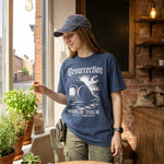 Resurrection World Tour worn by a model | Navy model front