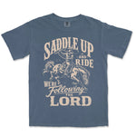 Saddle Up And Ride We Are Following The | Denim front