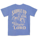 Saddle Up And Ride We Are Following The | Flo Blue back