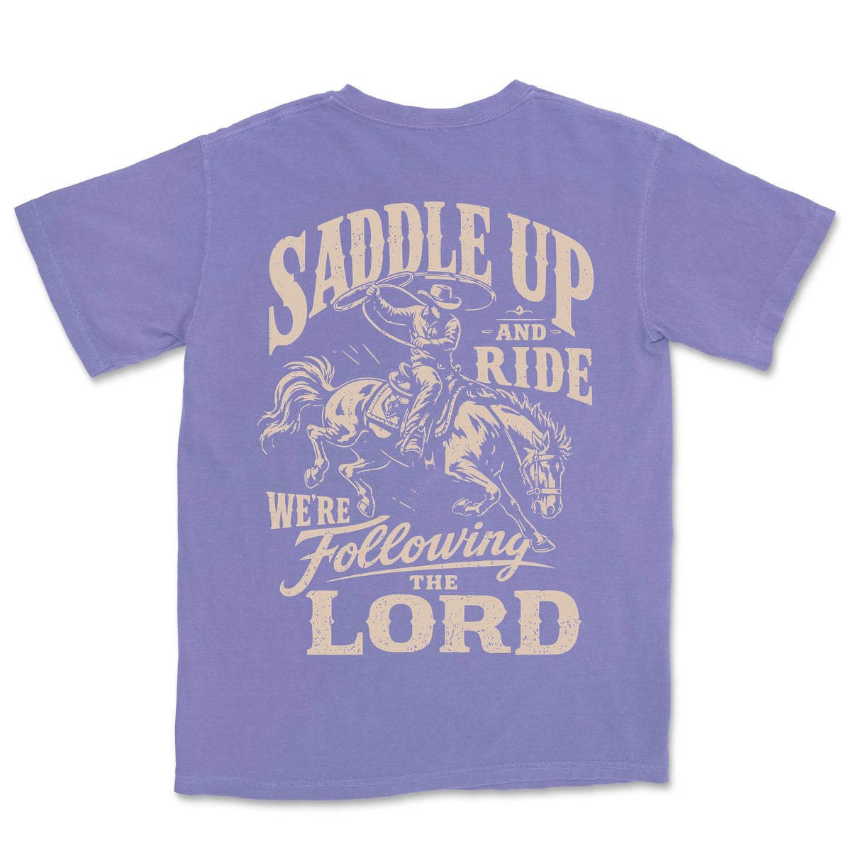 Saddle Up And Ride We Are Following The | Violet back