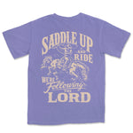 Saddle Up And Ride We Are Following The | Violet back