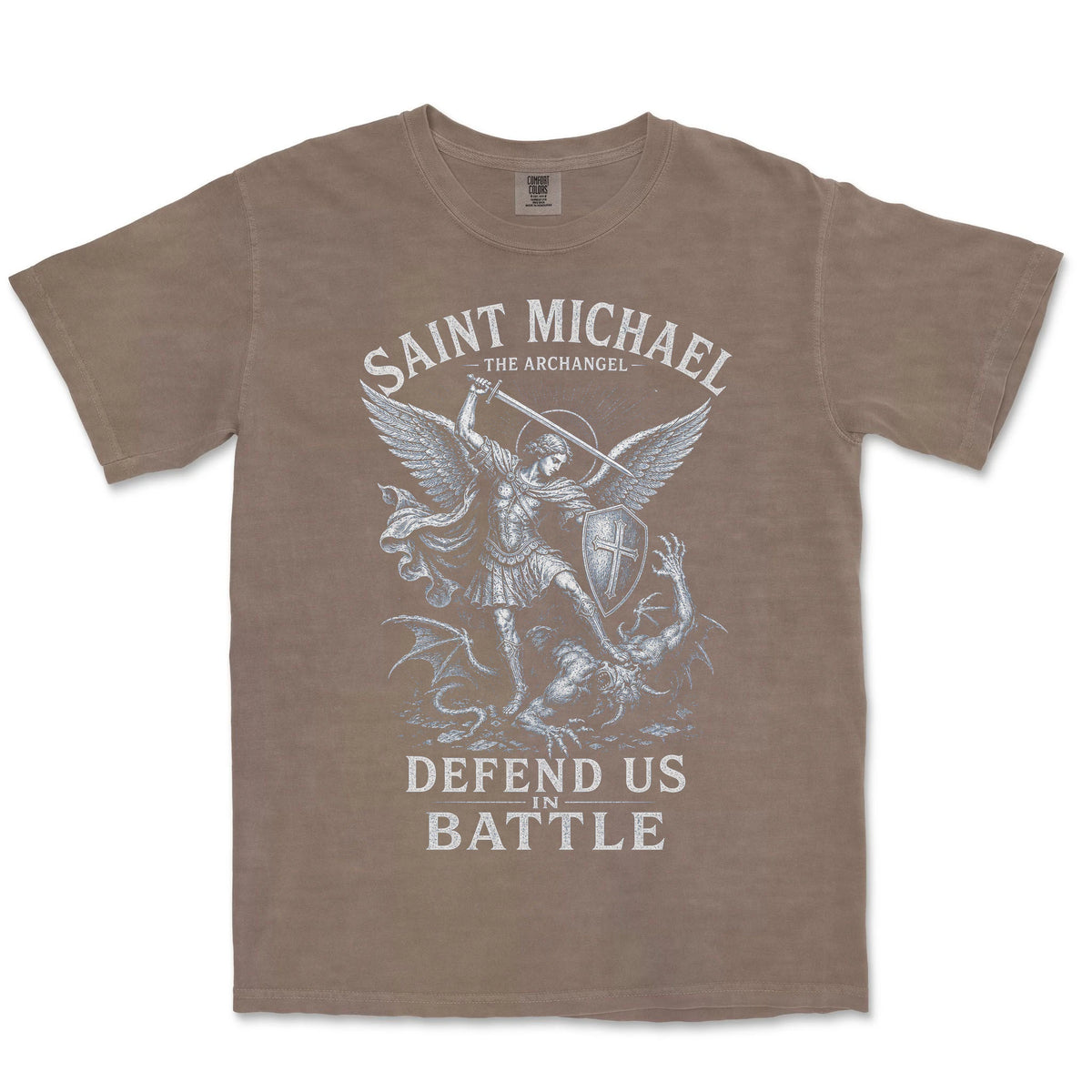 Saint Michael Defend Us | Espresso front