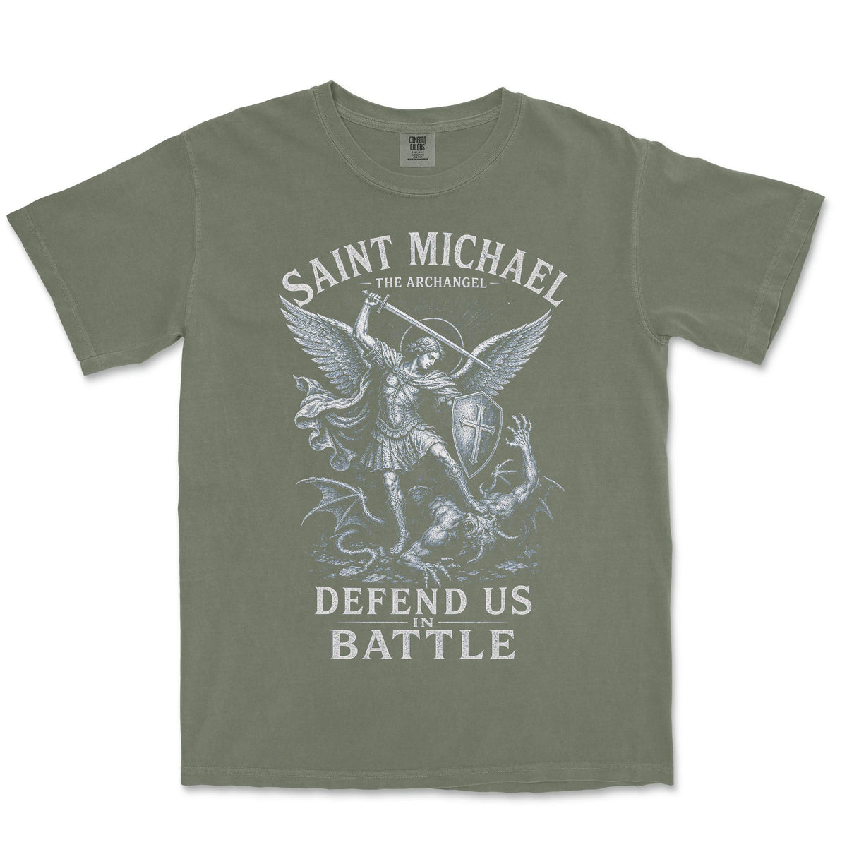 Saint Michael Defend Us | Moss front