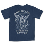Saint Michael Defend Us | Navy back