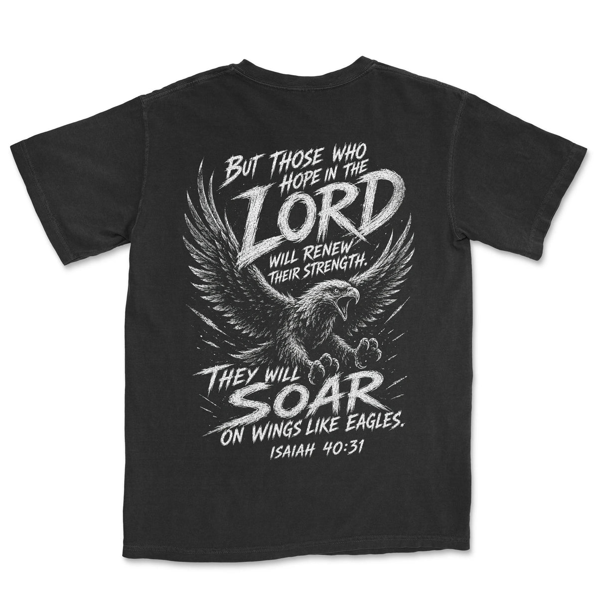 Soar On Wings Like Eagles | Black back