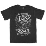 Soar On Wings Like Eagles | Black front